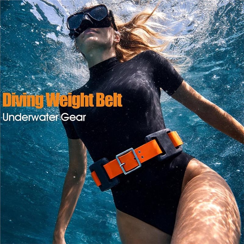 Fishing Belt - RTENTE-Fishing Diving Belt Buckle, Rubber Diving