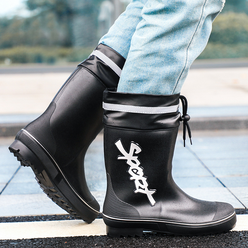 Mid-calf Rain Boots Men Slip-O - Fishing Waders recension och pris