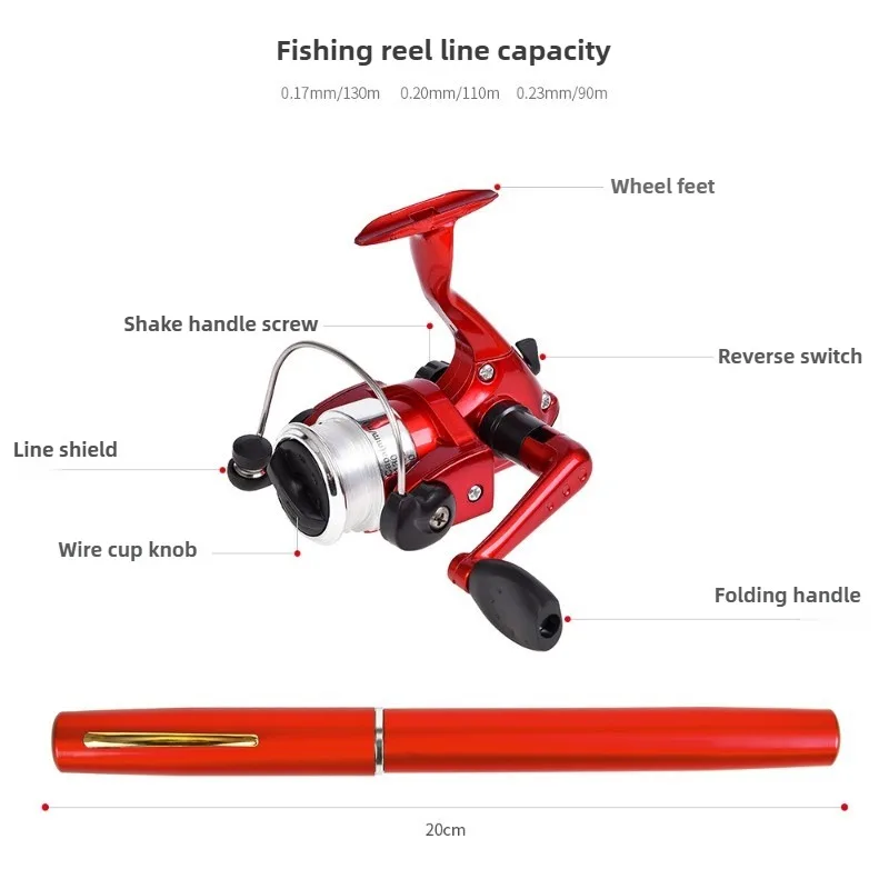 1 Set Telescopic Mini Portable - Penn Reel Fierce recension och pris
