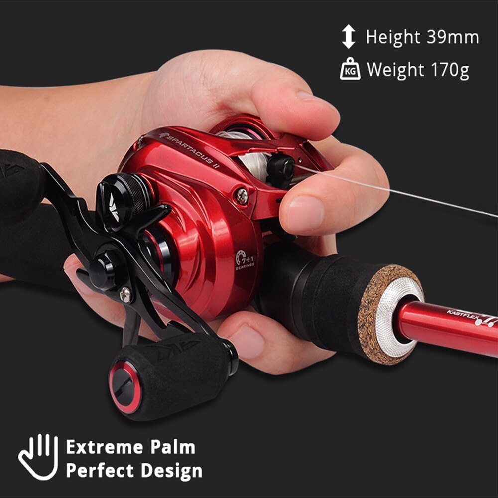 KastKing Spartacus II Red Colo - Kastking Reel Zephyr recension och pris