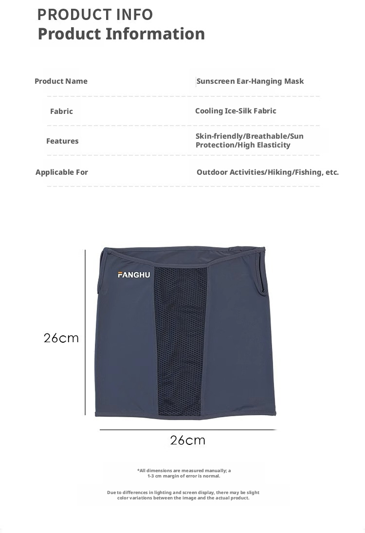 1 piece of summer ice silk ant - Fishing Mask Sun Protection recension och pris
