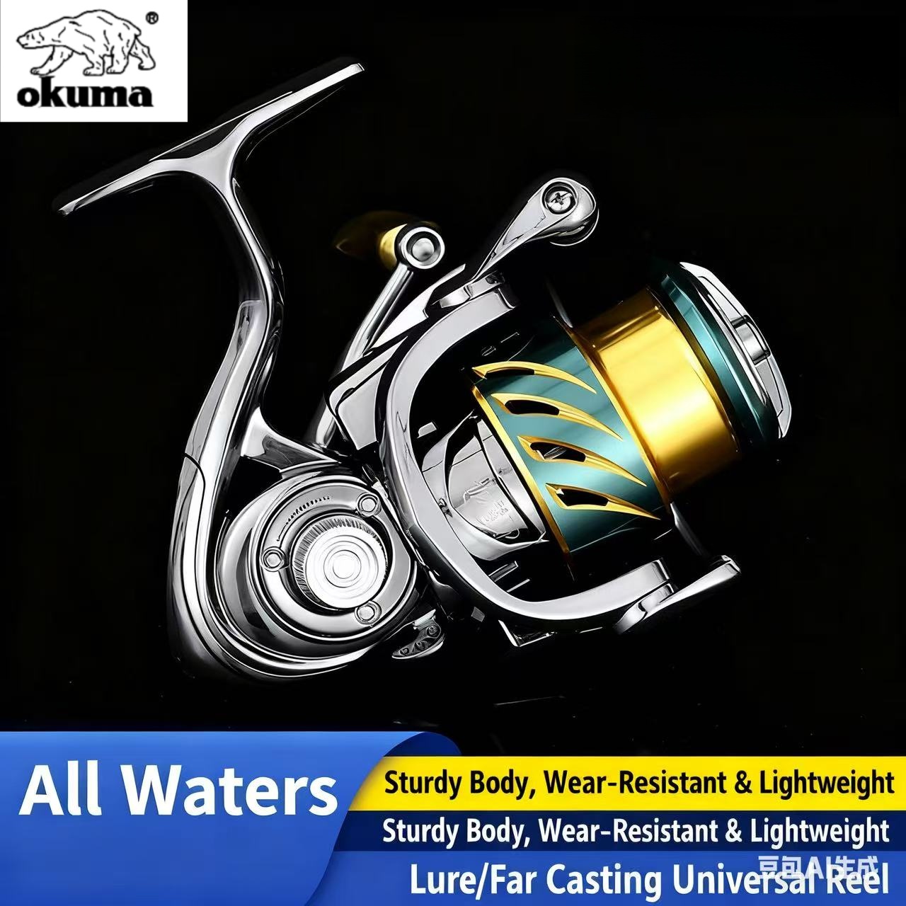 Okuma Fishing Tackle Spinning  - Kastking Reel Zephyr recension och pris