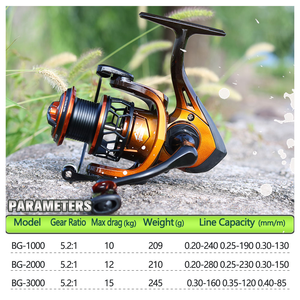 JOSBY Spinning Fishing Reel 10 - Daiwa Reel Bg recension och pris