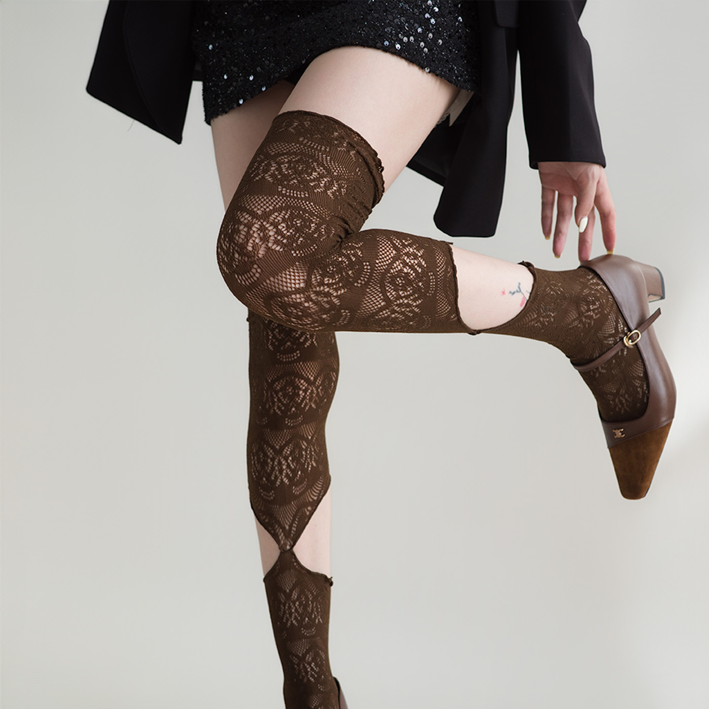 Women's Lace Hollow Over Knee  - Fishing Socks recension och pris