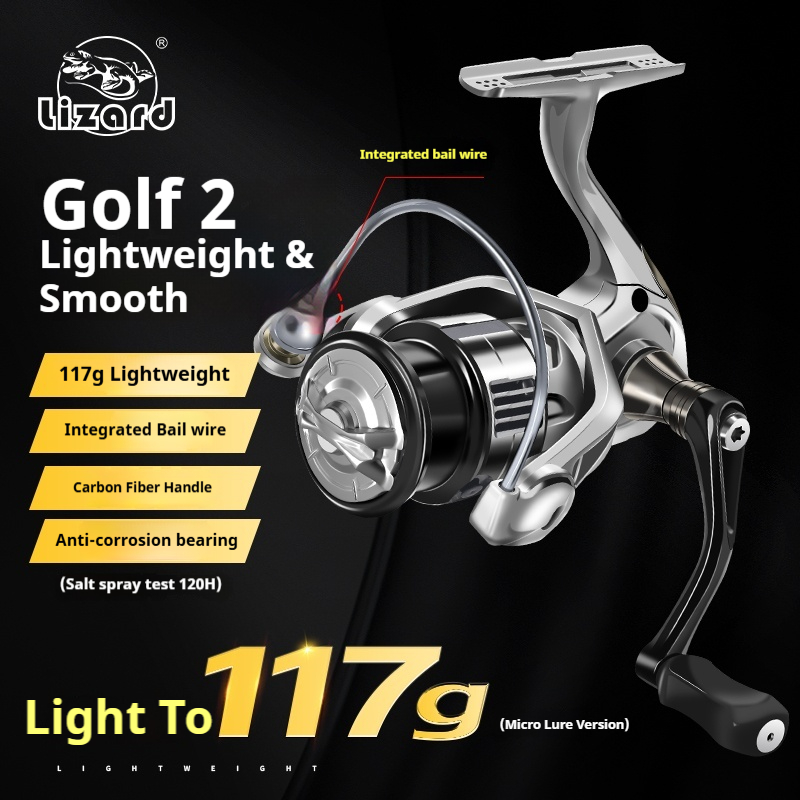 Lizard Golf 2 Metal Spool Reel - Kastking Reel Zephyr recension och pris