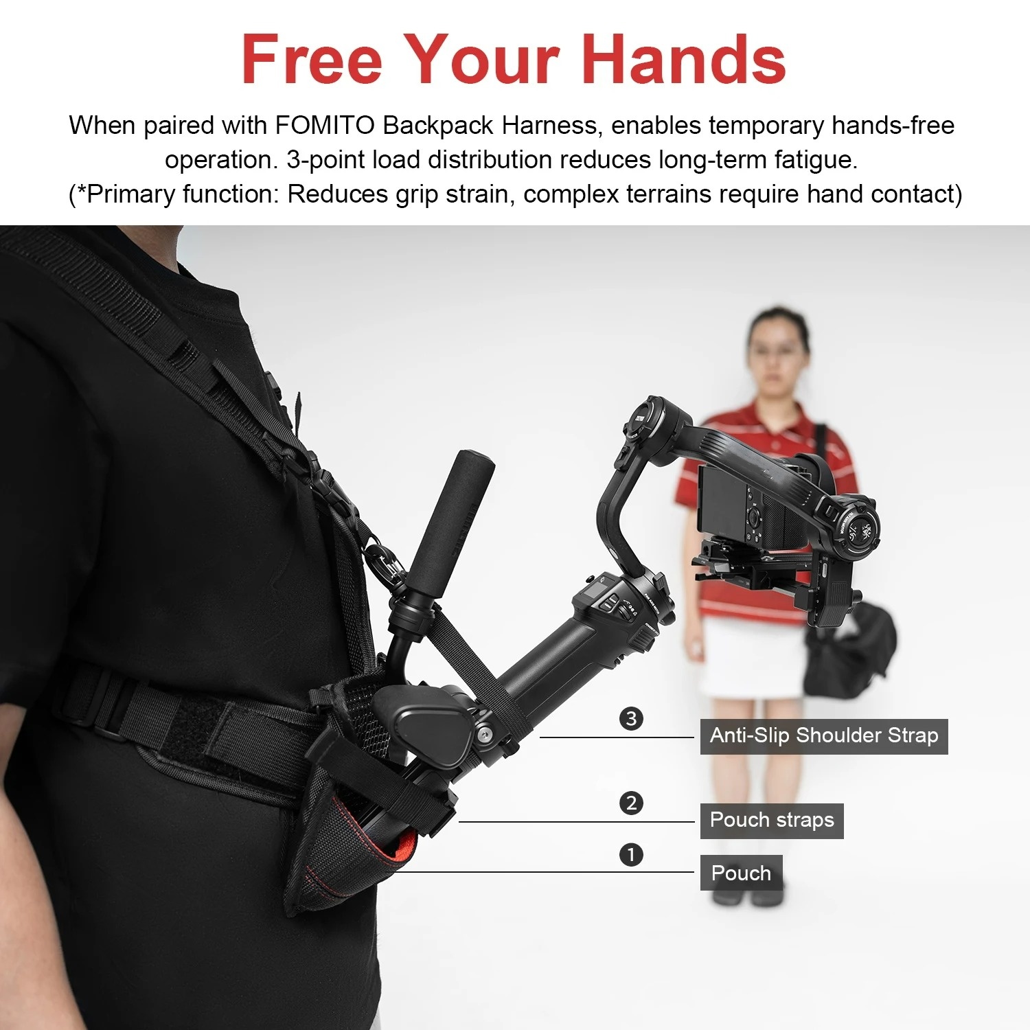 FOMITO Camera Stabilizer Shoul - Fishing Belt recension och pris